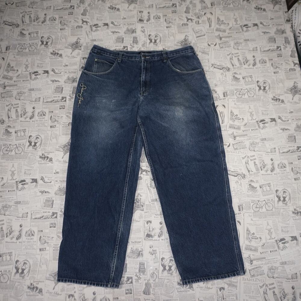 40 - Vintage Y2K Sean John Pants embroidered spell vertical